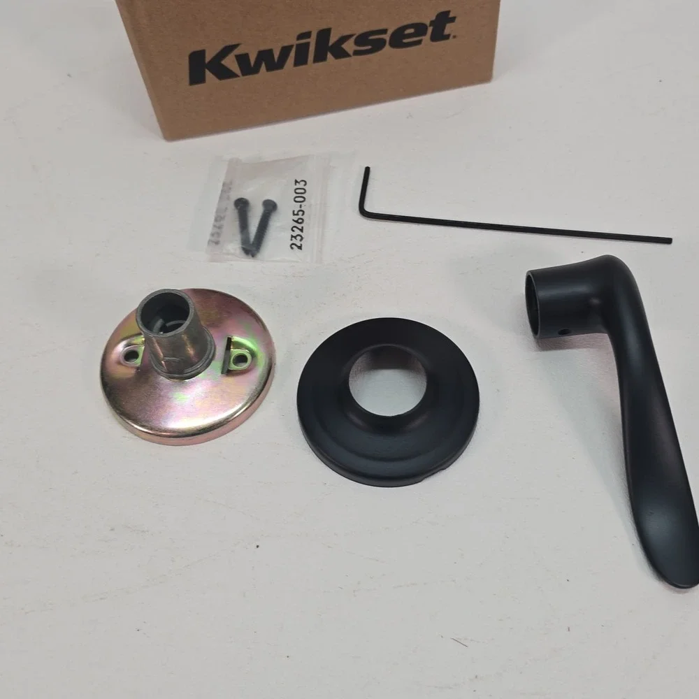 Kwikset Dummy Leverset Tustin RH Matte Black (788TNL-RH-514)